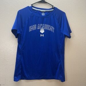 IMG‎ Academy Under Armour Short Sleeve Ladies Shirt S Athletic Performance